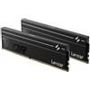 Lexar Thor 16 GB (2x8 GB 6000 MHz DDR5 CL38 DIMM) (2 x 8GB, 6000 MHz, RAM DDR5, DIMM), Memoria RAM, Nero
