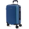 DON ALGODON - Trolley bagaglio a mano 55x40x20 (Espandibile) - 33L - Valigia Bagaglio a mano Ryanair - Valigia Media Rigida - Trolley Cabina Piccolo - Iris
