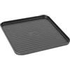 BRUNNER 0708029N Devil Plancha Ribbed, Piastra Grill per Stufe a Gas Devil a Cartuccia, Superficie Rigata Antiaderente 25,5X24,4X2,2 Cm e Peso 620 G