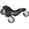 Dörner + Helmer Supporto per il trasporto di mobili, in acciaio, portata 60 kg, superficie antiscivolo, 3 bracci, ruote in TPE senza tracce