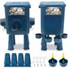 GAMSAR Kit Mangiatoia e Abbeveratoio Galline 12KG/11L - Anti-parassiti, Valvola Automatica, Anti-cianobatteri, Ideale per Micro-fattorie e Allevatori Amatoriali, Lunga Autonomia, Meno Ricariche, Durevoli
