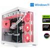CSL-Computer PC da gioco, AMD Ryzen 7 9800X3D, 4700 MHz, GeForce RTX 5070 Ti, 32 GB di RAM DDR5, 2000 GB di SSD M.2, Windows 11 Home, USB 3.2 | M12110H