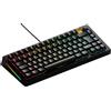 Selius Tastiera meccanica 75%, layout Nordic QWERTY - Interruttori a effetto Hall per attivazione rapida - Illuminazione RGB - Connessione USB-C - Colore: nero - Tastiera da gaming
