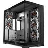 Selius Case per PC - 5 ventole preinstallate, case gaming ATX mid-tower