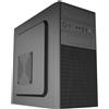 Selius Case per PC a torre micro, colore nero, con porte USB-C e audio HD