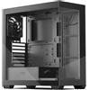 Selius Custodie per PC ATX mid-tower con doppio pannello in vetro temperato e porta di tipo C