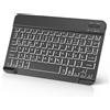 Selius Tastiera Bluetooth wireless per iPad - Ultraleggera, layout QWERTZ tedesco, colore nero