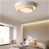 NONE Lampada da soffitto rotonda moderna plafoniera artistica a led Studio cucina camera da letto corridoio balcone corridoio lampada da soffitto di design bianca