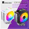 JONSBO CR-1000EVO Radiatore CPU 4 Tubi di Calore CPU Cooler Ventola da 120mm 5V ARGB PWM Per LGA 1150 1151 1200 1700 AM4 AM5