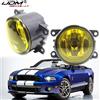 IJDM Set di lampade fendinebbia con lente gialla selettiva con lampadine alogene H11 da 55 W per Acura Honda, per Ford Nissan Subaru Suzuki ecc.