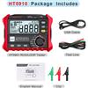 SNAKOL Misuratore di Resistenza Digitale LCD da 4,7 Pollici HT5910 HT2302, Tester RCD/Loop con Memoria Dati da 1000, Tester Interruttori di Dispersione 0~440V