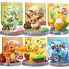 BLOKEES Originale POKEMON Building Blocks Pikachu Charmander Psyduck Sprigatito Eevee Lucario Pokémon Action Figure Giocattoli Regalo
