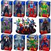 ZDTDS 4 pollici Originale ZD Action Figure Giocattolo Iron Man Scarlet Spider Miles Morales Spider-Man Venom Gwen Anime Bambola Mobile Modello Regalo