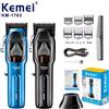 Kemei KM-1763 Tagliacapelli elettrico 9000 giri/min Ricaricabile 10W Grande potenza Trimmer Barbiere Pro Cordless Macchina per tagliare i capelli per uomo