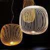 HomeLover Foscarini Raggi Lampada a sospensione minimalista Gabbia per uccelli Lampada a sospensione per Villa Hall Scala Decorazioni per la casa Scala Illuminazione italiana