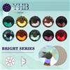 YHB Bright Series Abbagliante Non hotfix 16cut Dorato Flatback Hotfix Strass Per Scarpe Borse Indumento SS16 SS20 SS30