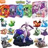 Blokees Pokémon Mewtwo Snorlax Lucario Nidoking Cinderace Scyther Action Figure di Cartoni Animati e Anime Decorazioni Giocattoli Regalo