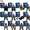 Blokees DC Blind Box Batman Arkham Knight Catwoman Mr.Freeze Clayface Blocchi da Costruzione Assemblabili Action Figure Giocattoli da Collezione