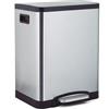 HABITEX 238Y30 - Secchio a doppio pedale Design 15+15L