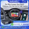 AUTOABC Carplay Wireless Android per BMW Mini Cooper One Hatch Clubman F55 F56 F54 F57 Sistema NBT Supporta Navigazione Mirrorlink Telefono