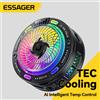 Essager Raffreddatore Magnetico per Telefono con 4 Modalità di Raffreddamento, Sistema AI di Risparmio Energetico, Luce RGB Colorata, Radiatore Portatile per Gaming Mobile