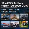 TOPDON BT200 Tester Portatile per Batterie, Strumento di Test per Carica e Avviamento Auto 12V, Monitor Diagnostico per Batterie Auto 100-2000CCA
