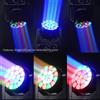 DJ AiK 19x15W Faro Mobile a Occhio d'Ape LED RGBW 4in1, Luci da Palco con Funzioni Beam/Wash/Zoom/Effetti, Controllo Professionale DMX512 e Attivazione Sonora, Luci DJ per Feste, Matrimoni, Discoteche e