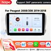 HIZPO Sistemi Intelligenti per Auto Peugeot 2008 208 2014-2018 Autoradio Wireless Carplay 4G WIFI 6115 GPS Navi Stereo Lettore Multimediale