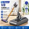 Batteria al litio ricaricabile per aspirapolvere Dyson V8 12800mAh/9800mAh/12800mAh 21,6 Volt, batteria per utensili elettrici