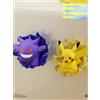 Langbowang Ufficiale Pokémon Magnete 3D per Frigorifero, Scatola a Sorpresa, Figurine di Psyduck e Mew, Modello in PVC, Decorazione per la Casa, Regalo da Collezione