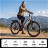 BEKUP Bicicletta elettrica Bekup V28, 28 pollici, batteria 36V 14.5Ah 522Wh, motore 250W, autonomia fino a 75 km, 7 velocità, bicicletta elettrica per adulti per il trasporto quotidiano.