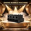 NONE Macchina Professionale per Bolle di Fumo ad Alta Produzione 2/4 Fori DMX512 con Telecomando Wireless per Matrimoni, DJ, Discoteche e Feste, Spedizione Rapida UE