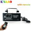 KYAAO Luce Laser a Scansione a Colori con Telecomando, DMX512, Attivazione Sonora, per Spettacoli, Palcoscenico, DJ e Feste