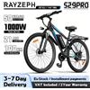 Rayzeph S29Pro Ebike Bici Elettrica 29 Pollici Motore 1000W Batteria 48V 21Ah per Pendolarismo Urbano Velocità 48Km/H Acceleratore