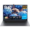 EYY Laptop da 18,5 pollici, processore Intel Core M3-8100Y a 3,4 GHz, 16 GB di RAM, SSD da 1 TB, sistema operativo Windows 11 Pro, schermo IPS Full HD 1920x1080, tastiera completa con tastierino numerico,