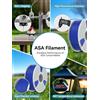 JAYO Filamento 3D JAYO 1000G ABS/ASA 1,75mm Resistente e Durevole, Ideale per Prototipi Funzionali e Applicazioni Meccaniche