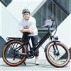 CEAYA Bicicletta elettrica per adulti, modello EBIKE, con batteria da 48V e 20AH, telaio Step Strut, pneumatici larghi 26*3.0, 7 velocità, ideale per la città.