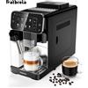 Patbrela Macchina da caffè completamente automatica Patbrela con serbatoio per latte, macchina per caffè espresso a 20 bar, doppio serbatoio con controllo indipendente della temperatura, funzione cold brew,