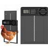Avehrit Porta Automatica per Pollaio Alimentata a Batteria con Timer Intelligente, Sensore di Sicurezza Anti-Schiacciamento, Schermo LCD, Avviso di Batteria Scarica, Apertura e Chiusura Automatica per