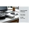 NONE Power bank portatile da 10000 mAh, ricarica rapida da 22,5 W, cavi integrati, display digitale, ideale per la ricarica di telefoni cellulari durante i viaggi e le attività all'aperto.