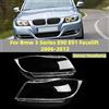NONE 2X Copri Faro per BMW Serie 3 E90 E91 Facelift 2006-2012, Paralume Xenon, Copertura Faro, Lente, Parti e Accessori
