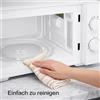 galanz Mini forno a microonde da 20 litri e 700 W, forno a microonde Galanz Willz P4 con 6 livelli di potenza, manopola meccanica e funzione di scongelamento, forno a microonde compatto per cucina,