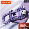 toocki Cavo Toocki da USB-A a Lightning, 2,4 A, con spegnimento automatico intelligente, ricarica rapida e trasferimento dati, per iPhone 14, 13, 12, 11 Pro Max, XS, 8, 7, SE e iPad.