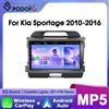 podofo Autoradio stereo Podofo da 9 pollici per Kia Sportage 2010-2016 con CarPlay wireless, Android Auto, Bluetooth, Mirrorlink, lettore multimediale video