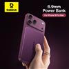 BASEUS 【CCC】Baseus Power Bank Magnetico da 5000mAh 22.5W USB-C e Ricarica Wireless 15W, Sottile come una Carta 6.9mm, con Monitor NFC per iPhone 18 17 Pro Max