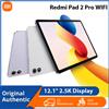 Xiaomi Redmi Pad 2 Pro originale, tablet con processore Snapdragon 7S Gen 4, batteria da 12000 mAh, schermo da 12,1 pollici, risoluzione 2,5K, frequenza di aggiornamento di 120 Hz, sistema operativo