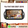 podofo Autoradio Podofo Android 9" 8 Core Universale 4G 2Din per FIAT 500 2007-2015, Lettore Multimediale Video per Auto 8+128G FM RDS, Audio per Auto