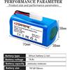 Kedanone Nuovo pacco batteria agli ioni di litio 4S1P da 14,4 V e 3500 mAh, per aspirapolvere e lavapavimenti robot XIAOMI MIJIA Mi Essential G1 MJSTG1, SKV4136GL H18650CH R30 R35.