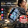 TAVYU 2026 Nuovo Smartwatch per Esami Fisici con AI di Grado Infermieristico, ECG+PPG, Acido Urico, Grasso nel Sangue, Frequenza Cardiaca, Pressione Sanguigna, Monitoraggio della Salute, Chiamate SOS,