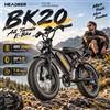 Headeer Bk20 Bicicletta Elettrica Fuoristrada per Adulti, Batteria al Litio 48V 20Ah, Pneumatici Fat 20"×4.0, Doppio Freno a Disco Meccanico, E-Bike con Sospensione Completa, Display LCD e Controllo